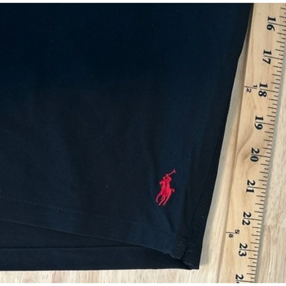 NWT Polo Ralph Lauren Men 4XB Kailua Board Shorts Swim Trunks Red Pony Black 9